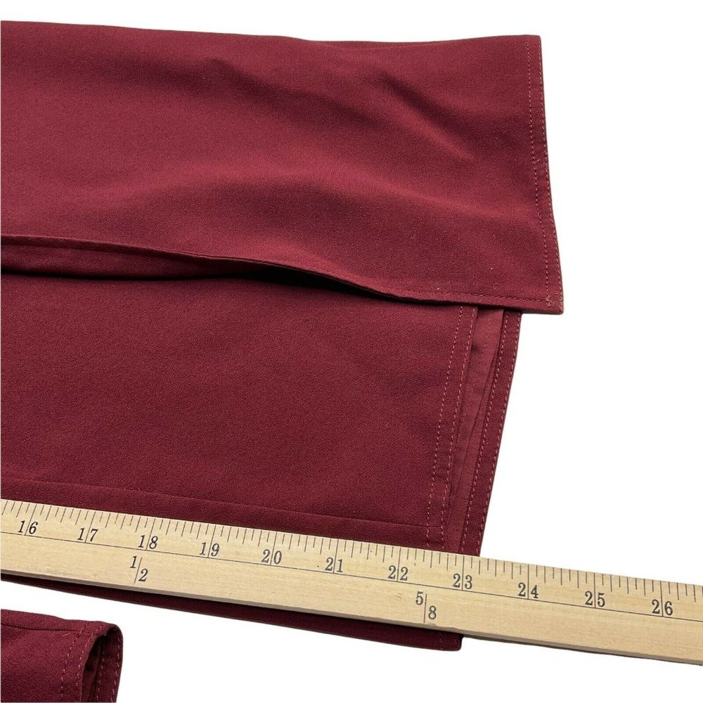 Joie Jumpsuit Womens Size 6 Mairead Garnet Wide Leg Capri Wrap Tie Nwt Msrp $348 - Picture 8 of 10